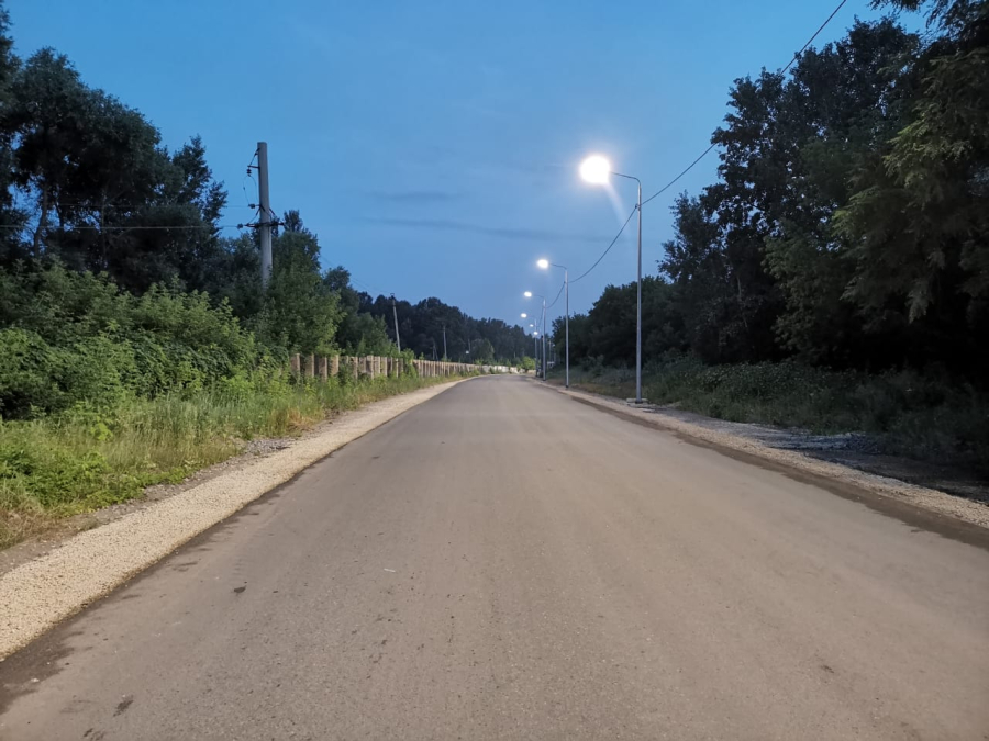 Освещение на улице Маяковского